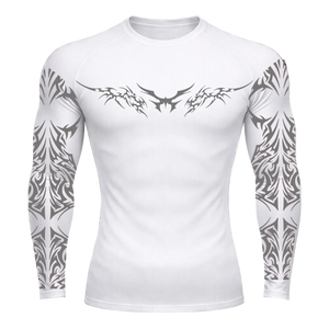 Elite Thorns Long Sleeve Compression – Athletic Fit | MAZENTIH