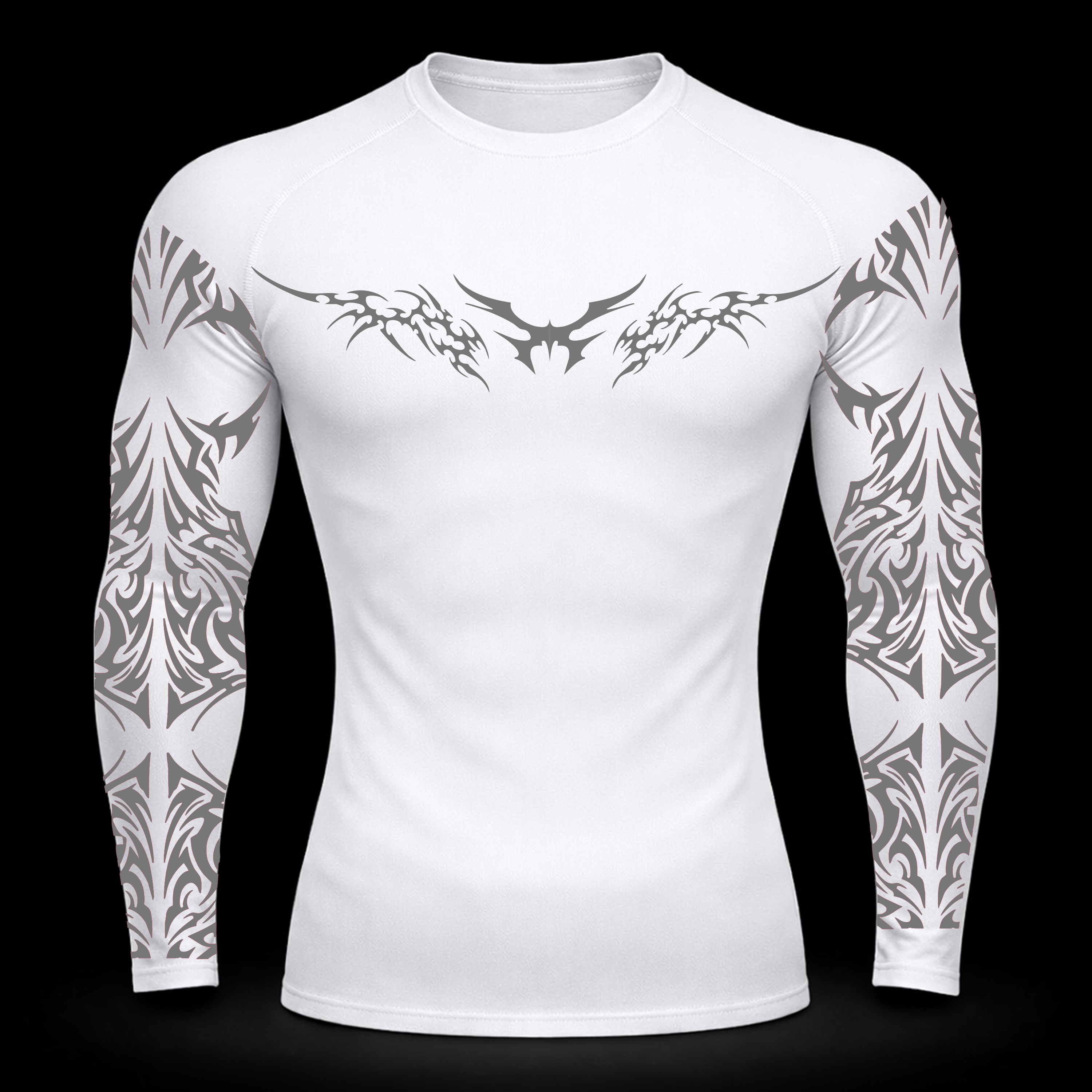 Elite Thorns Long Sleeve Compression – Athletic Fit | MAZENTIH