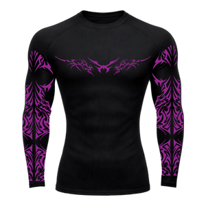 Elite Thorns Long Sleeve Compression – Athletic Fit | MAZENTIH