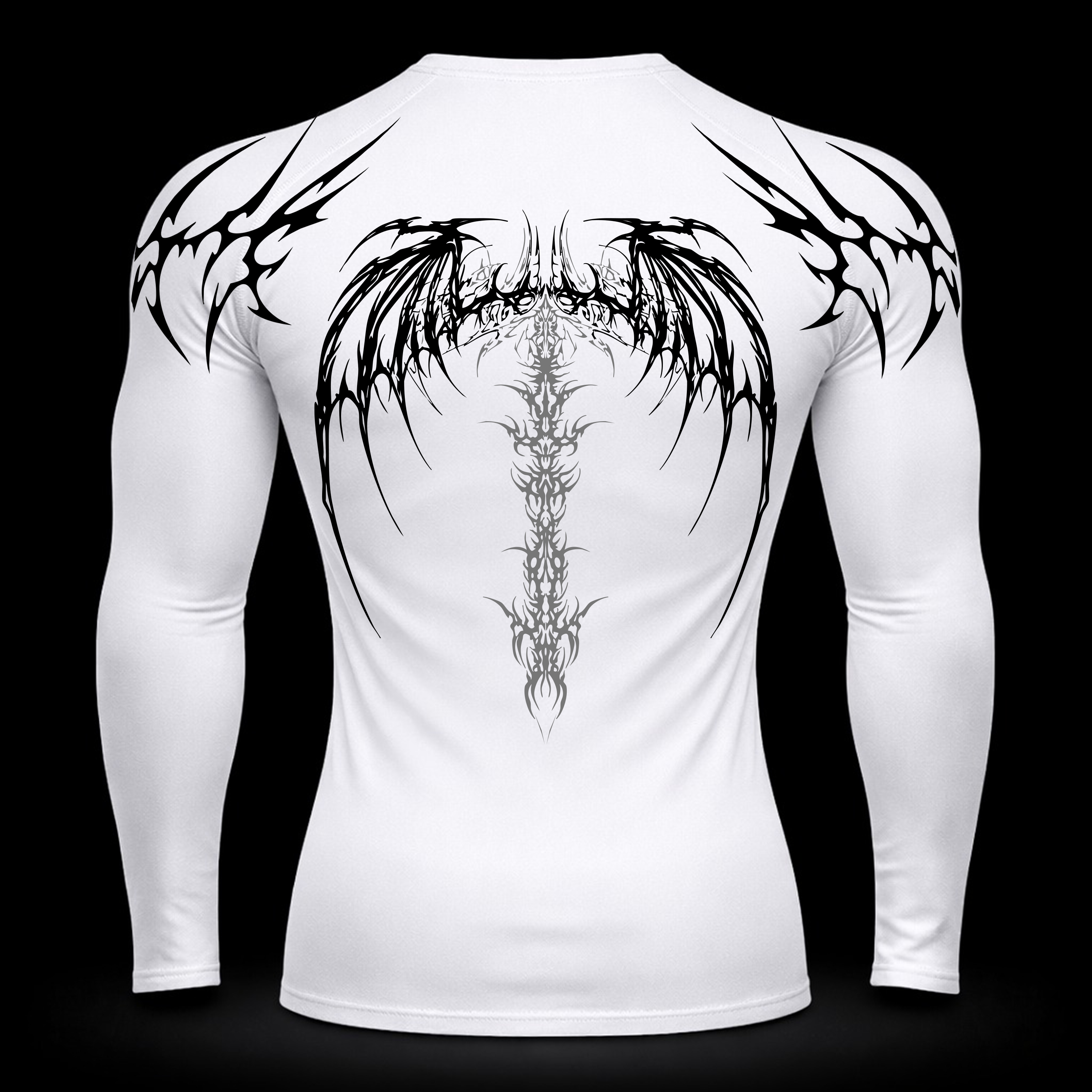 Phantom Surge Long Sleeve Compression – Athletic Fit | MAZENTIH