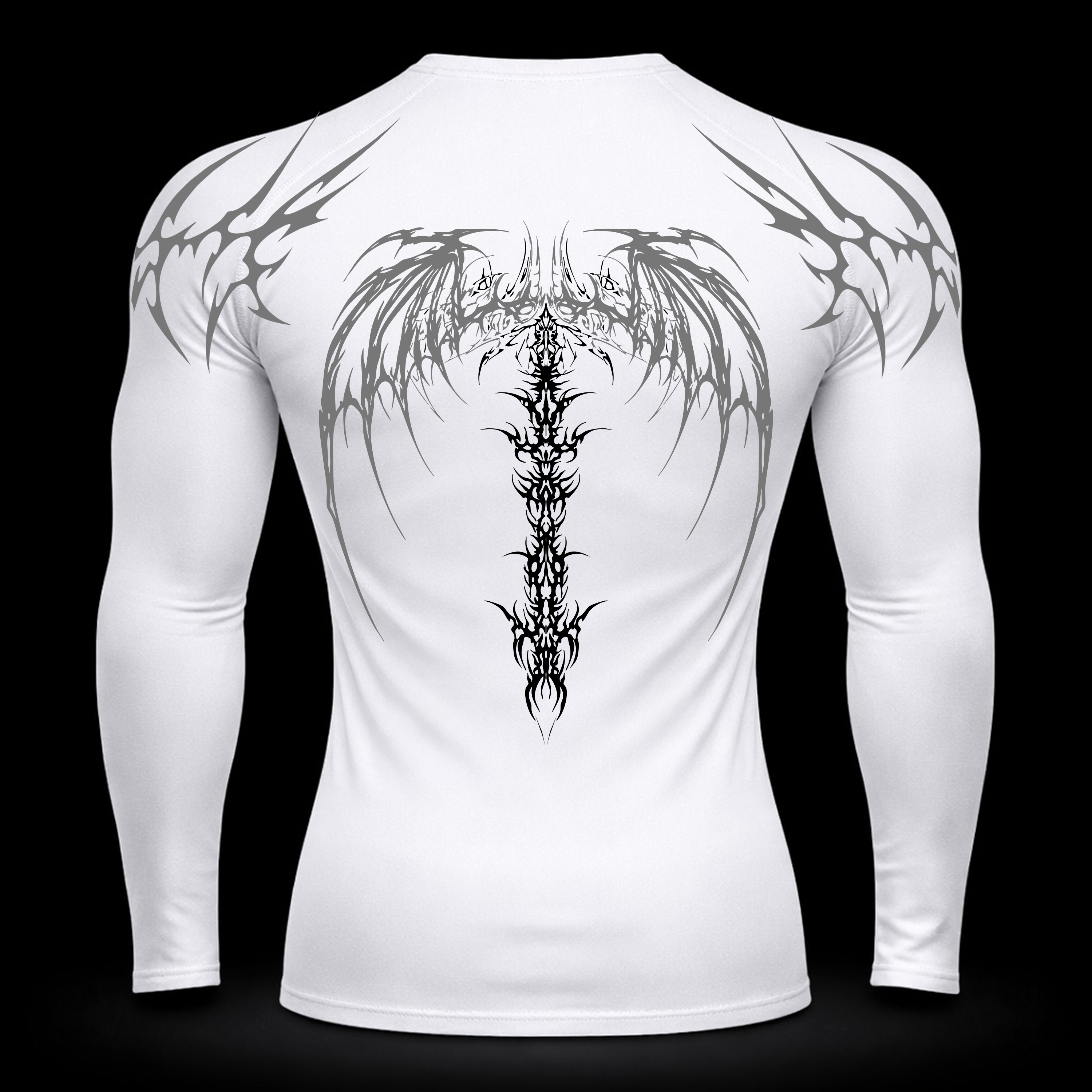 Phantom Surge Long Sleeve Compression – Athletic Fit | MAZENTIH