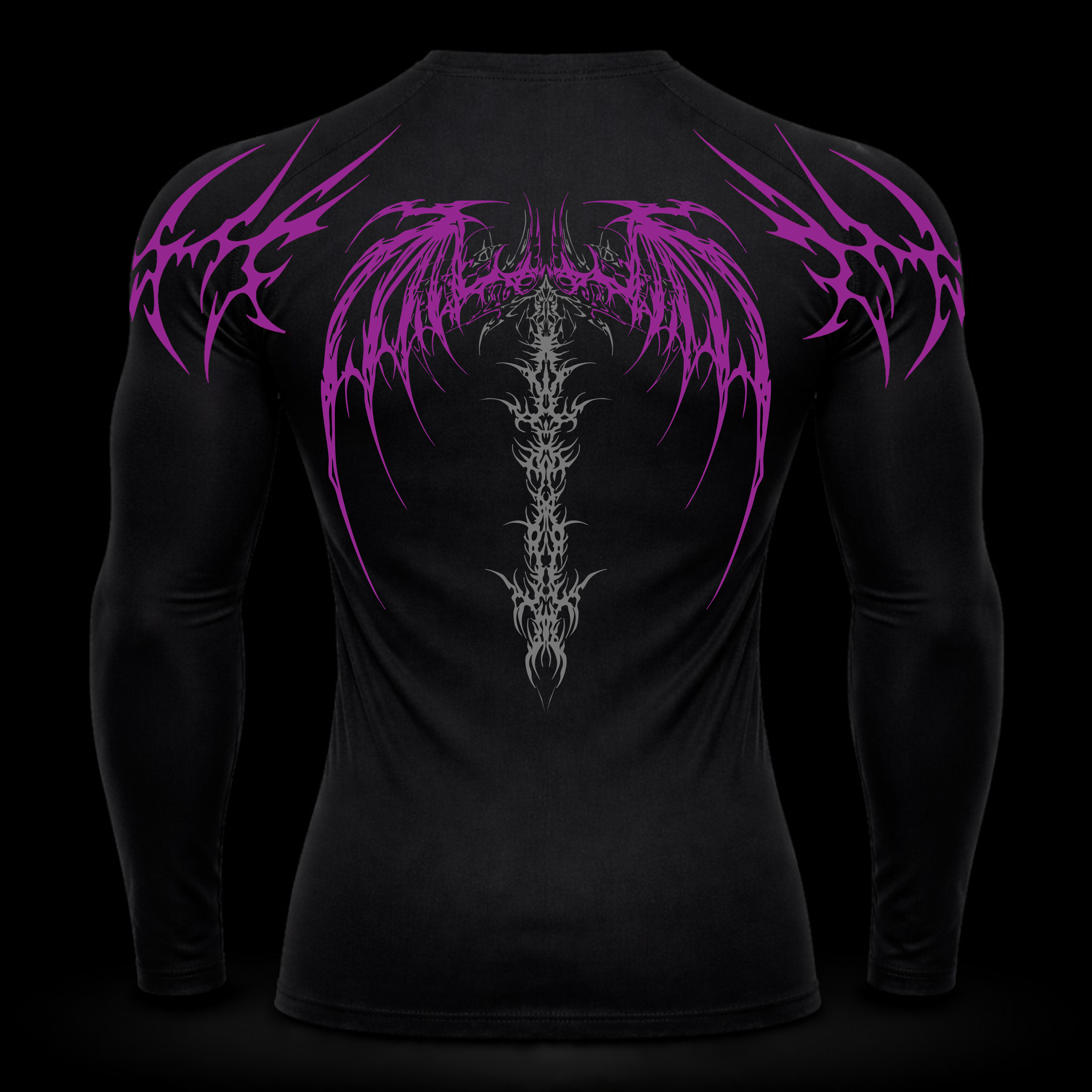 Phantom Surge Long Sleeve Compression – Athletic Fit | MAZENTIH