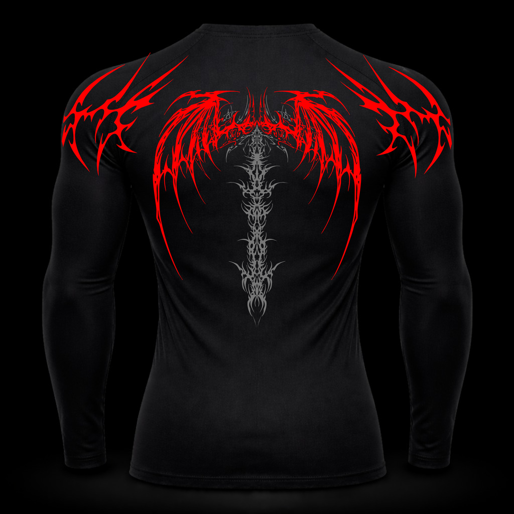Phantom Surge Long Sleeve Compression – Athletic Fit | MAZENTIH
