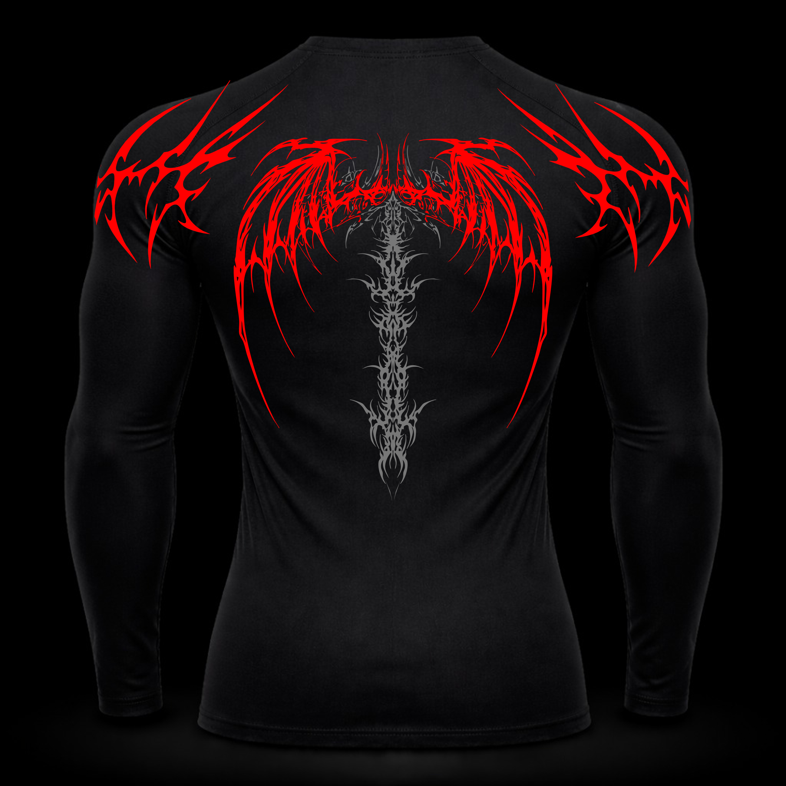 Phantom Surge Long Sleeve Compression – Athletic Fit | MAZENTIH
