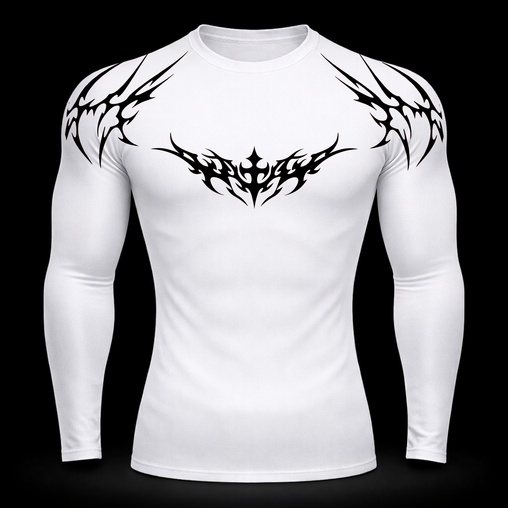 Phantom Surge Long Sleeve Compression – Athletic Fit | MAZENTIH