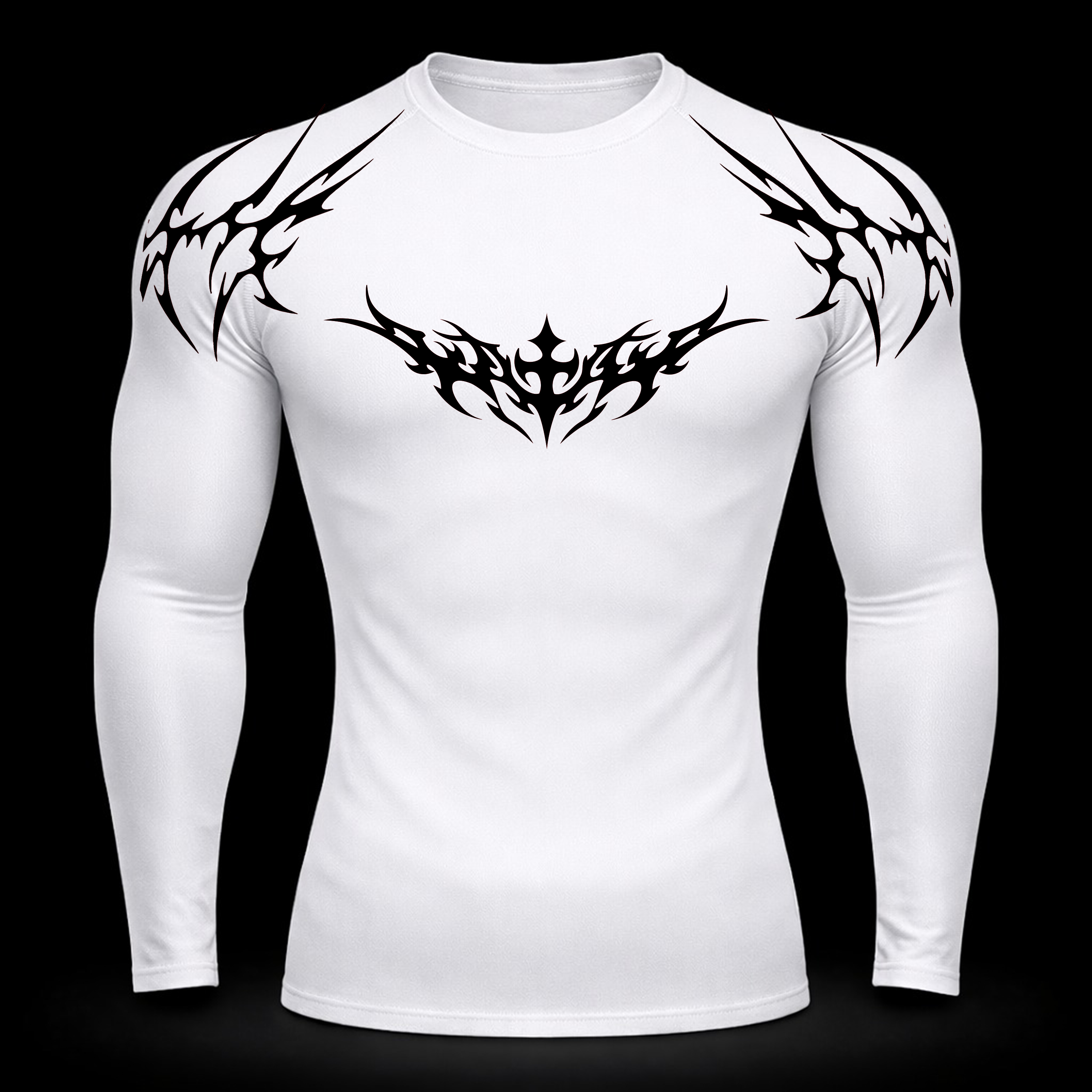 Phantom Surge Long Sleeve Compression – Athletic Fit | MAZENTIH