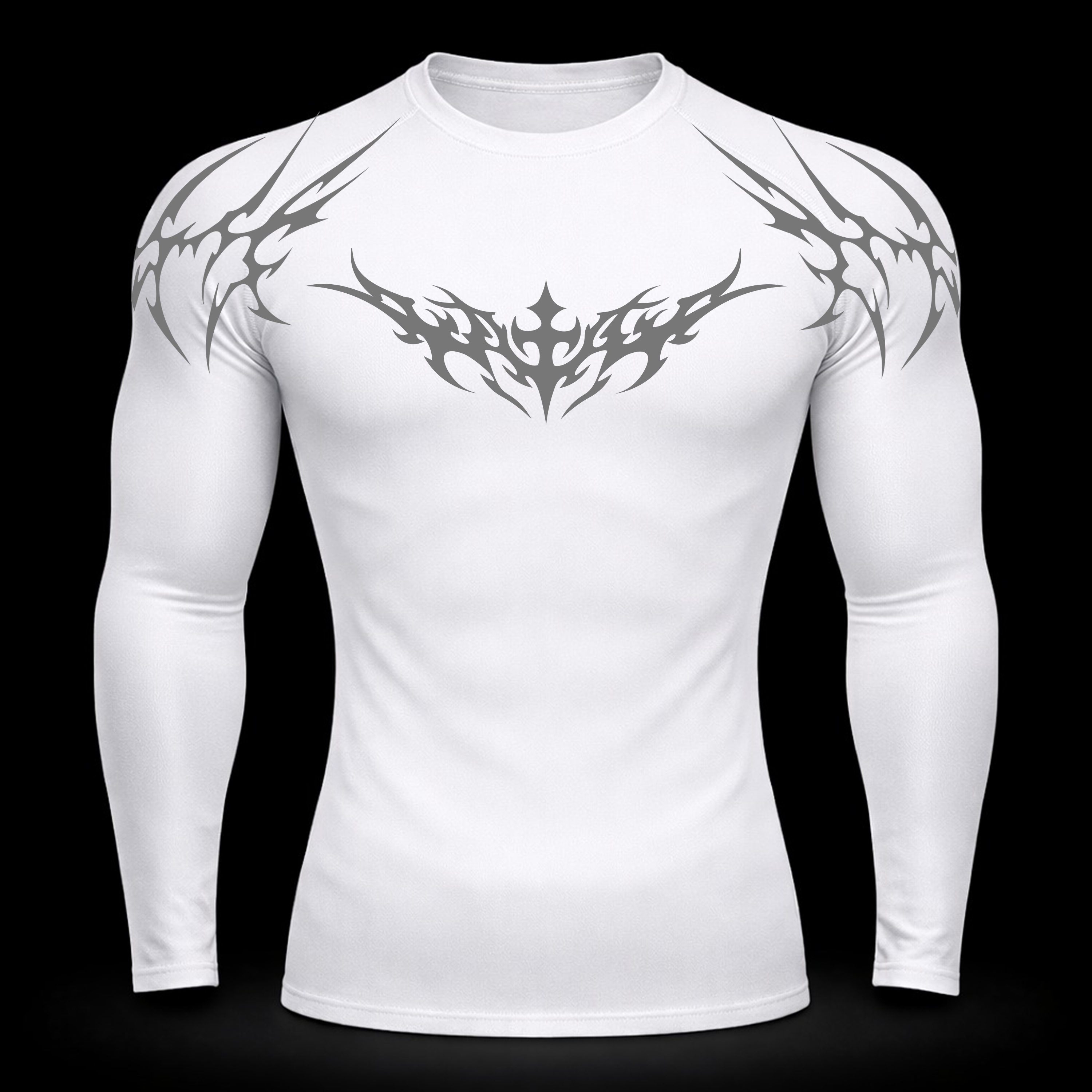 Phantom Surge Long Sleeve Compression – Athletic Fit | MAZENTIH
