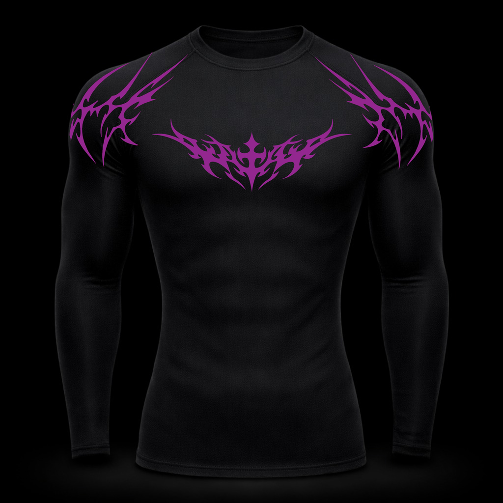 Phantom Surge Long Sleeve Compression – Athletic Fit | MAZENTIH