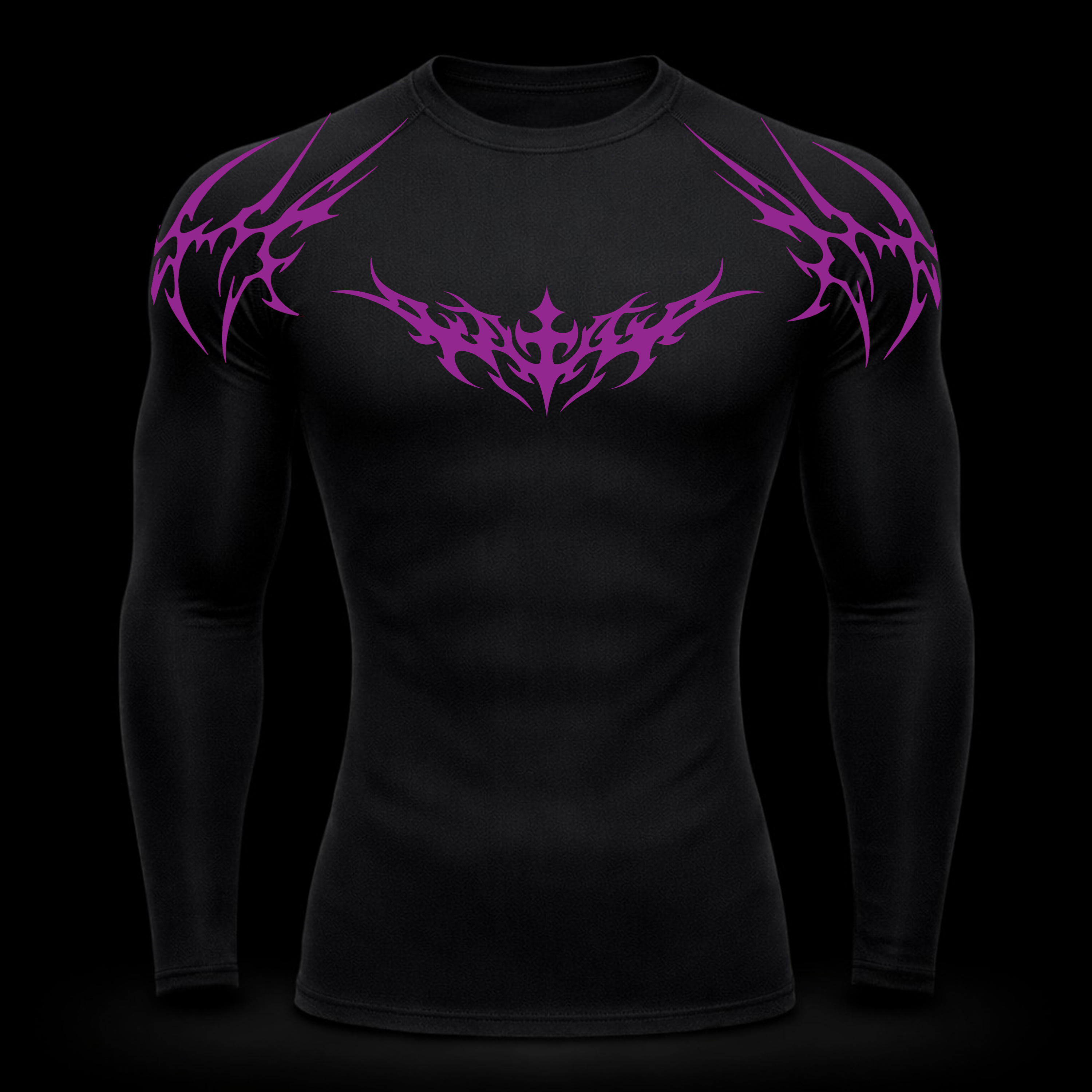 Phantom Surge Long Sleeve Compression – Athletic Fit | MAZENTIH