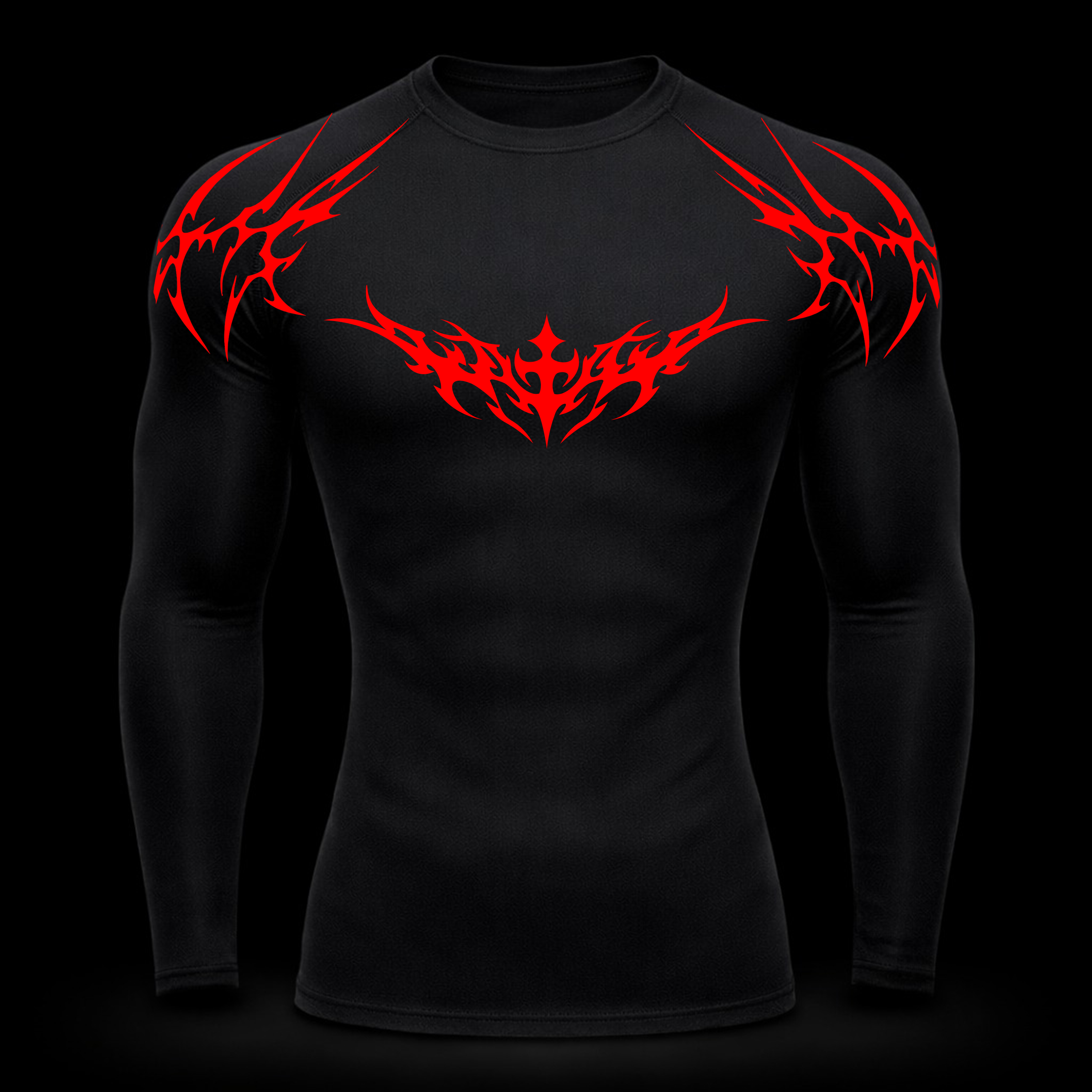 Phantom Surge Long Sleeve Compression – Athletic Fit | MAZENTIH