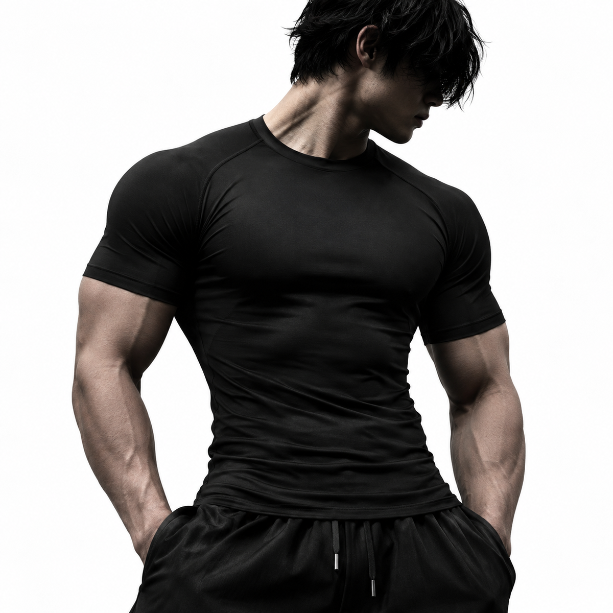Simple Compression Short Gym & Workout  | MAZENTIH