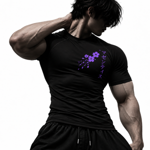 Sakura Compression Short Gym | MAZENTIH