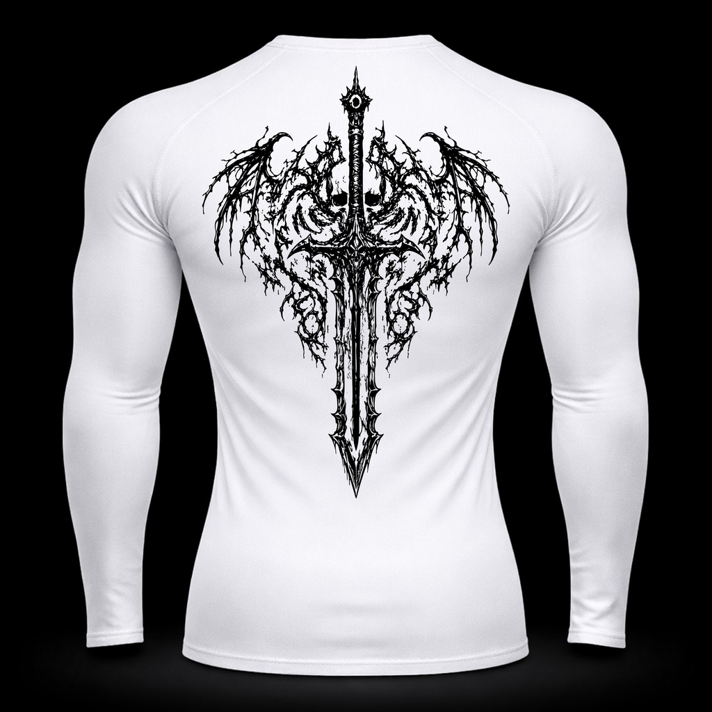 Crimson Blade  Long Sleeve Compression – Athletic Fit | MAZENTIH