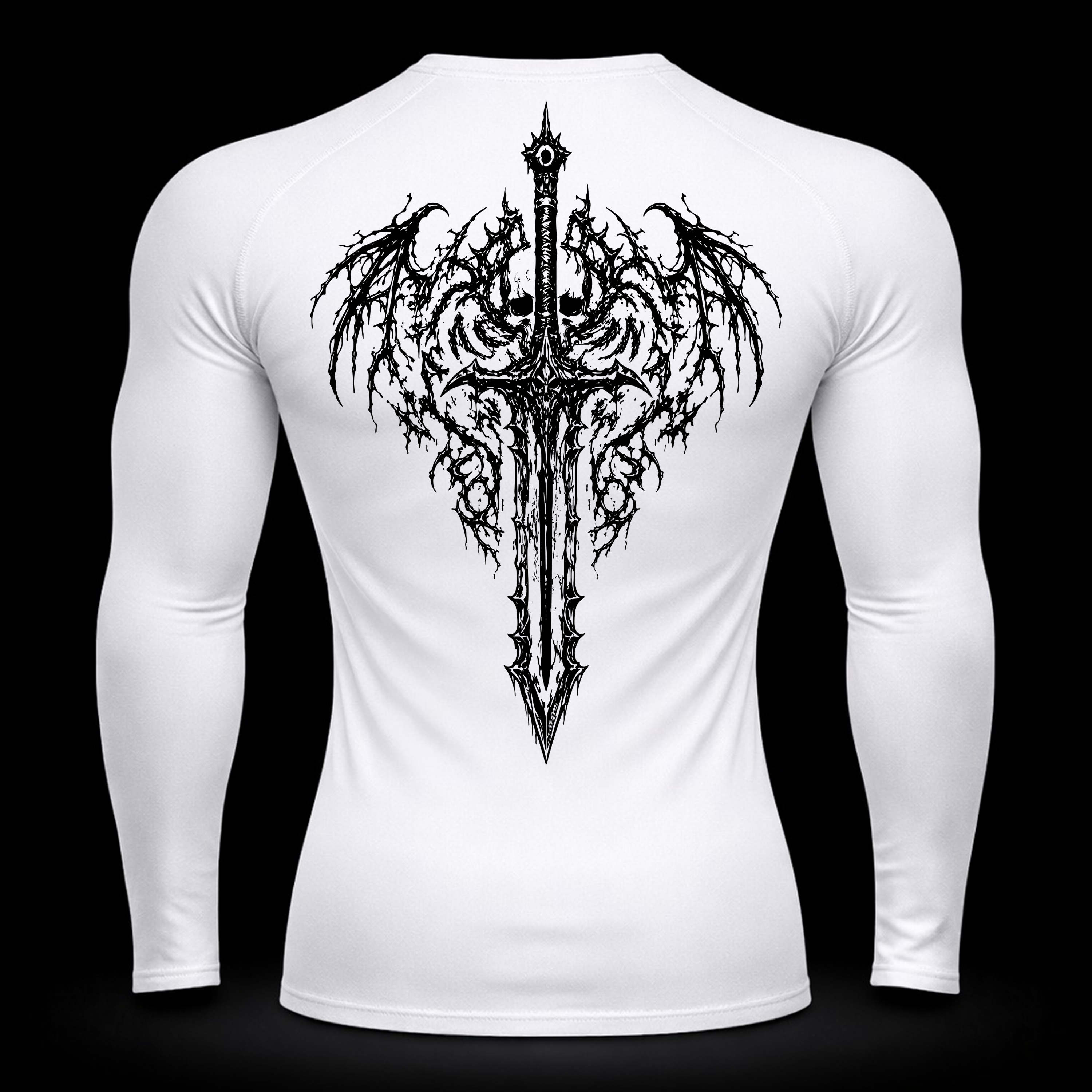 Crimson Blade  Long Sleeve Compression – Athletic Fit | MAZENTIH