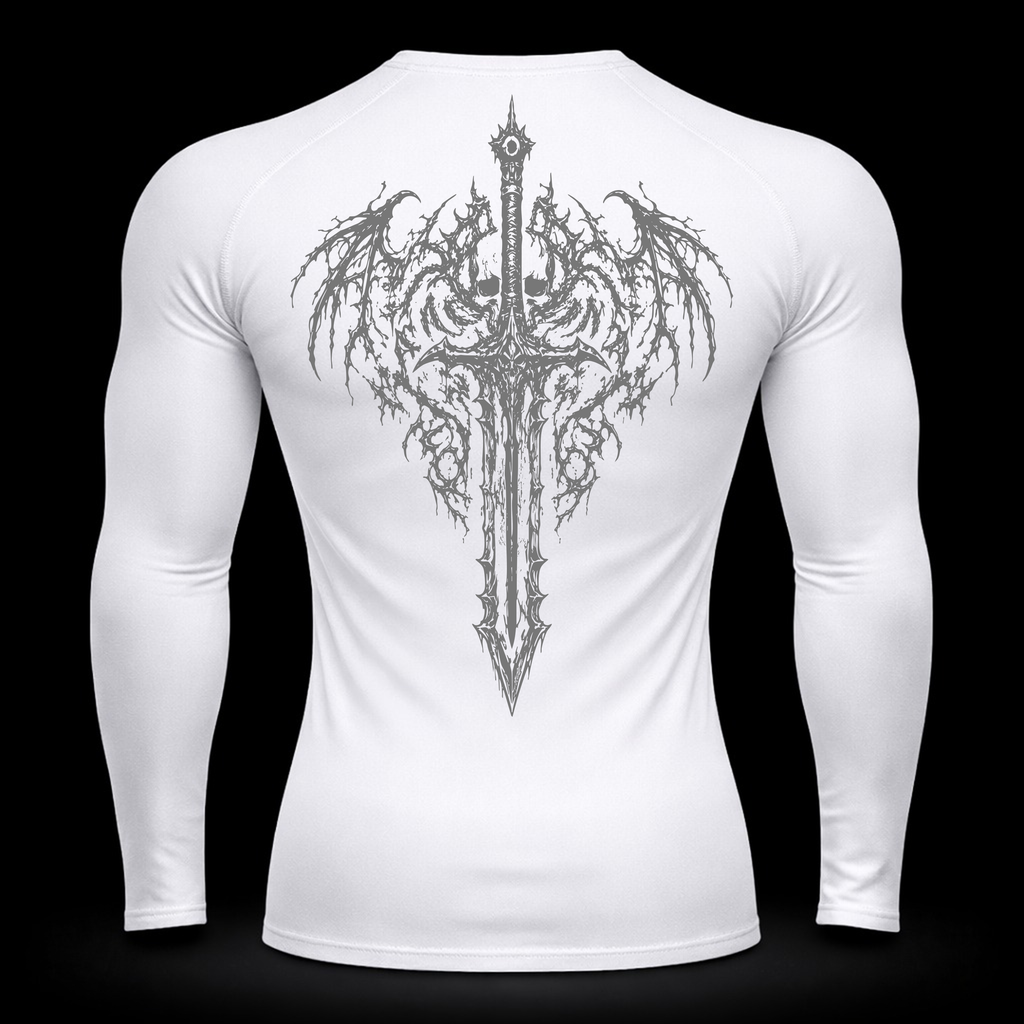 Crimson Blade  Long Sleeve Compression – Athletic Fit | MAZENTIH