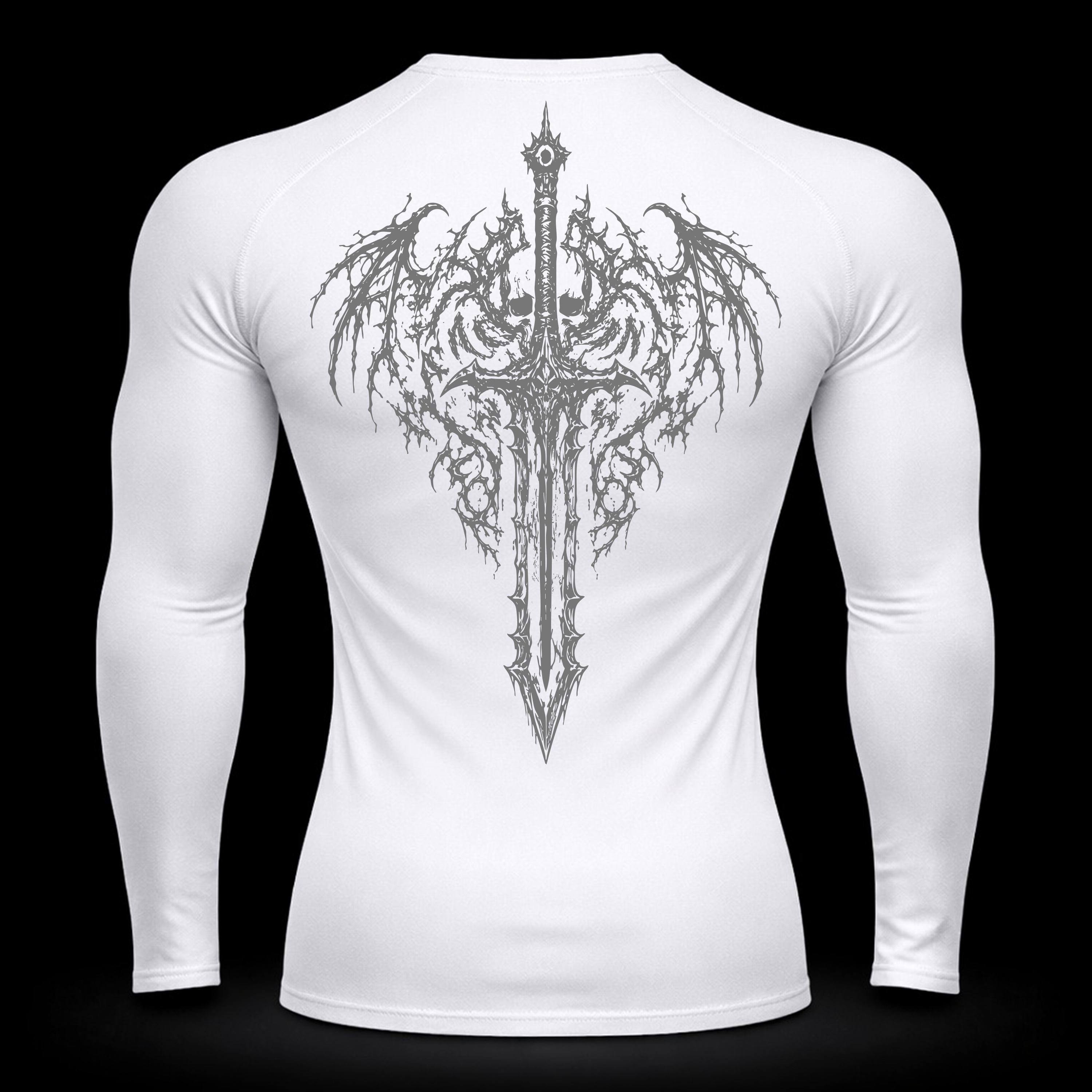 Crimson Blade  Long Sleeve Compression – Athletic Fit | MAZENTIH