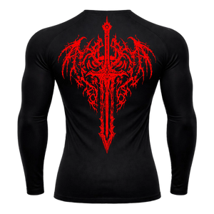 Crimson Blade  Long Sleeve Compression – Athletic Fit | MAZENTIH