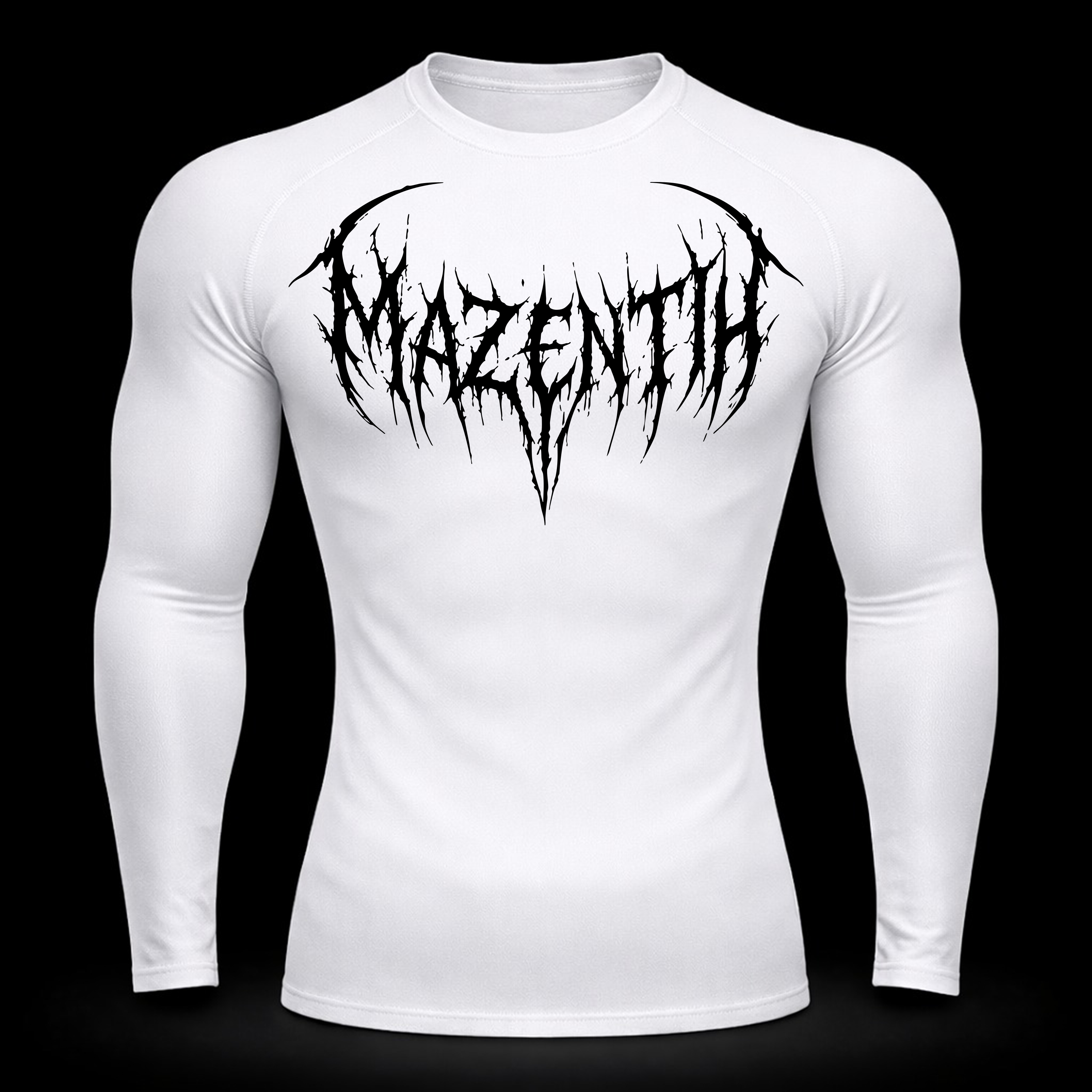 Crimson Blade  Long Sleeve Compression – Athletic Fit | MAZENTIH