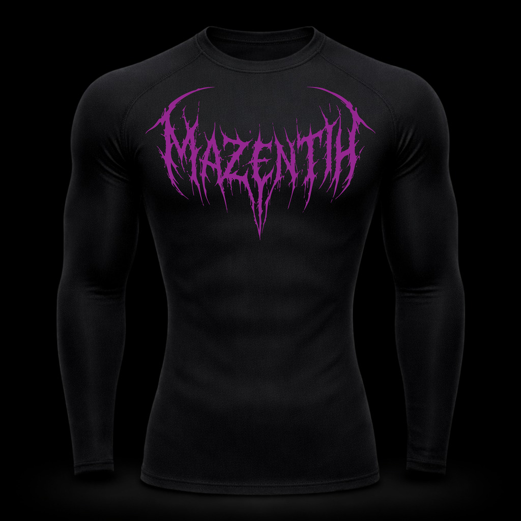 Crimson Blade  Long Sleeve Compression – Athletic Fit | MAZENTIH
