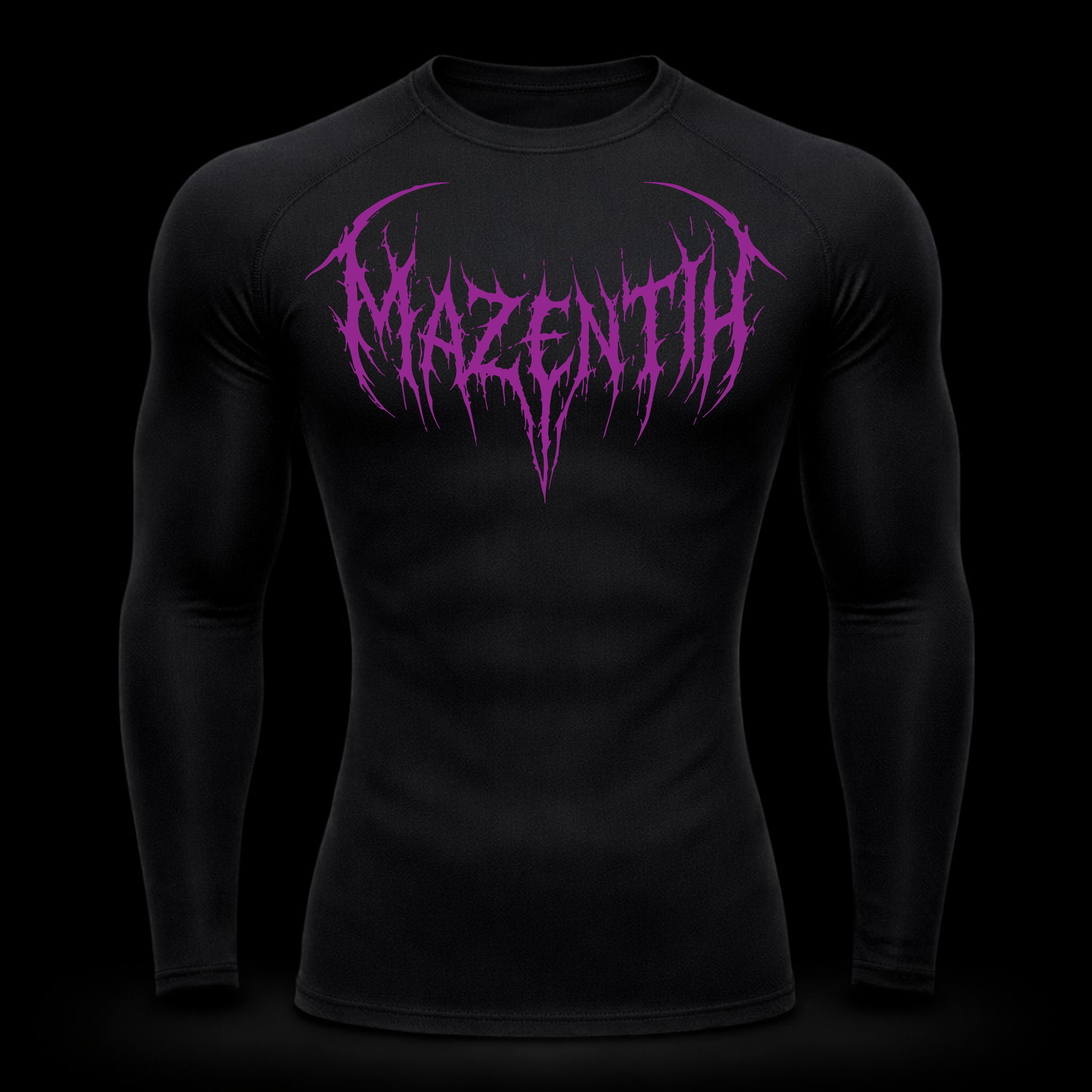 Crimson Blade  Long Sleeve Compression – Athletic Fit | MAZENTIH
