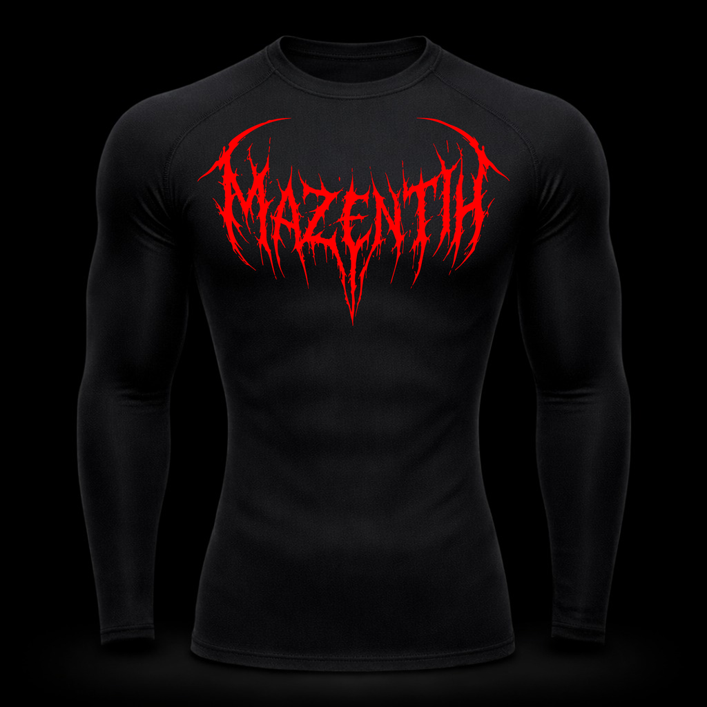 Crimson Blade  Long Sleeve Compression – Athletic Fit | MAZENTIH