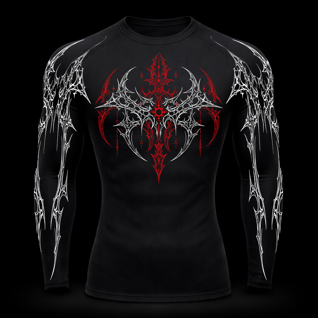 Abyss Armor Long Sleeve Compression – Athletic Fit | MAZENTIH