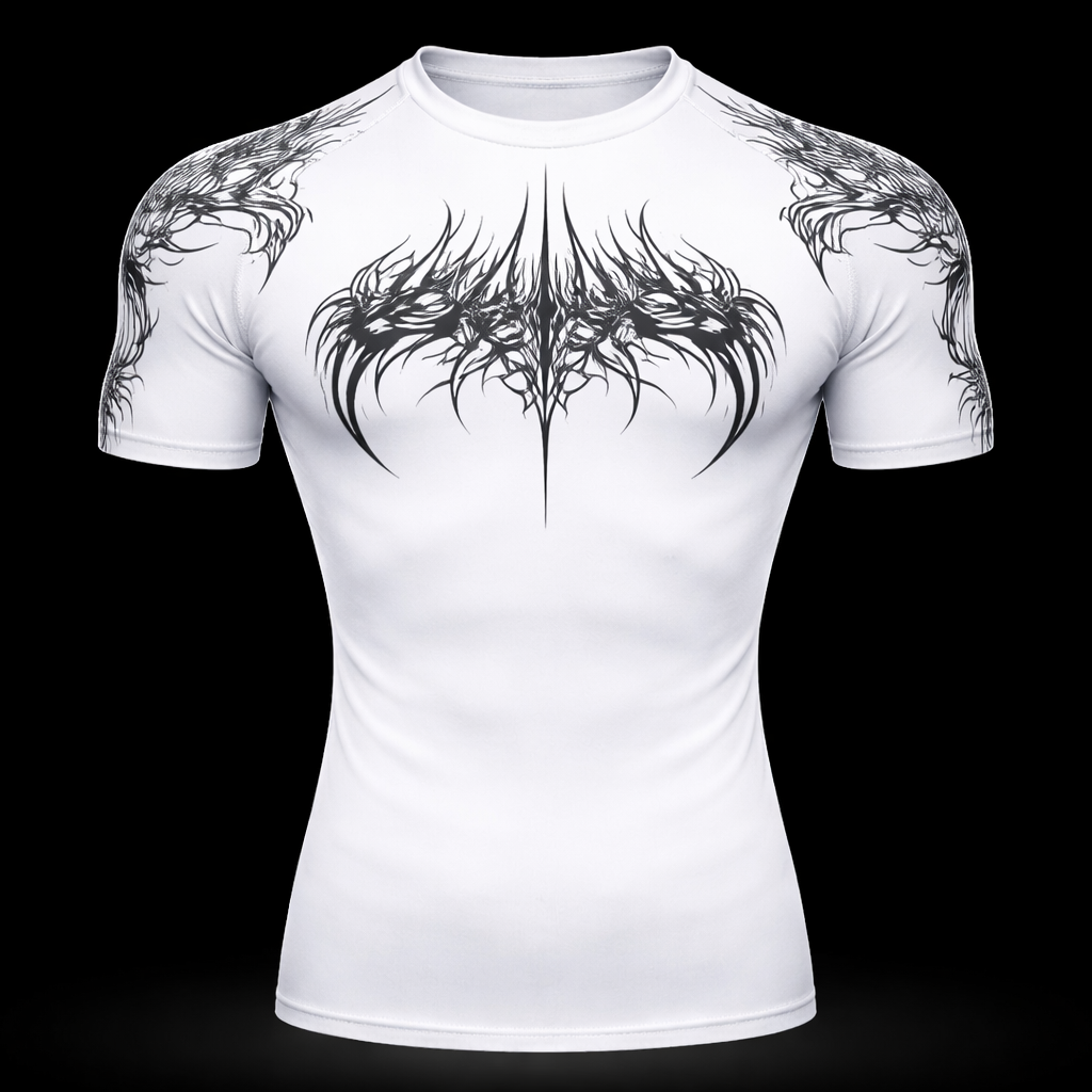 Dark Sigil Compression Shirt Athletic Fit | MAZENTIH