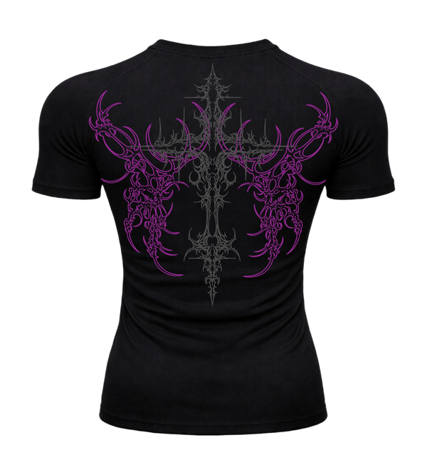 Crimson Cross Compression – Athletic Fit | MAZENTIH