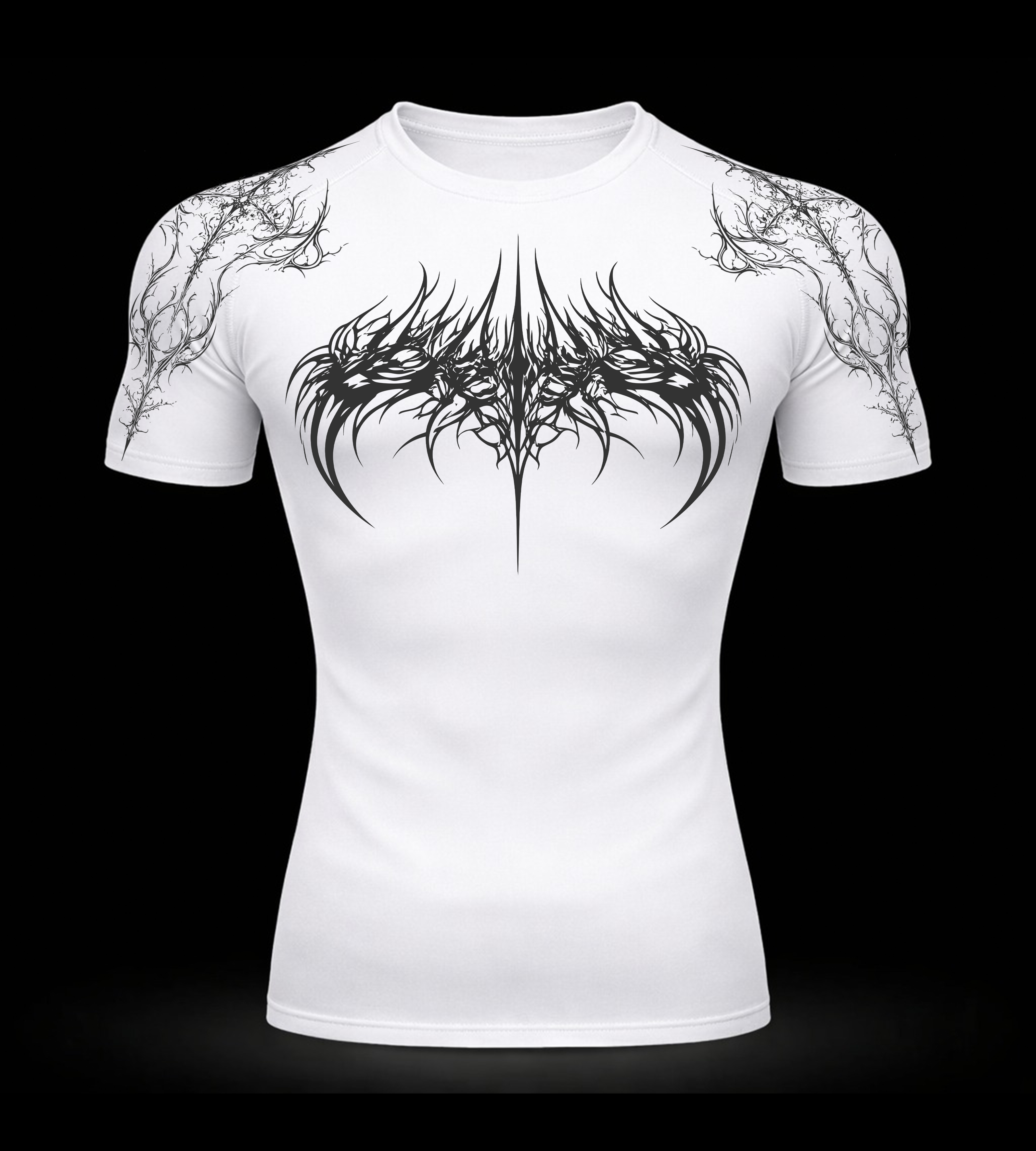 Dark Sigil Compression Shirt Athletic Fit | MAZENTIH