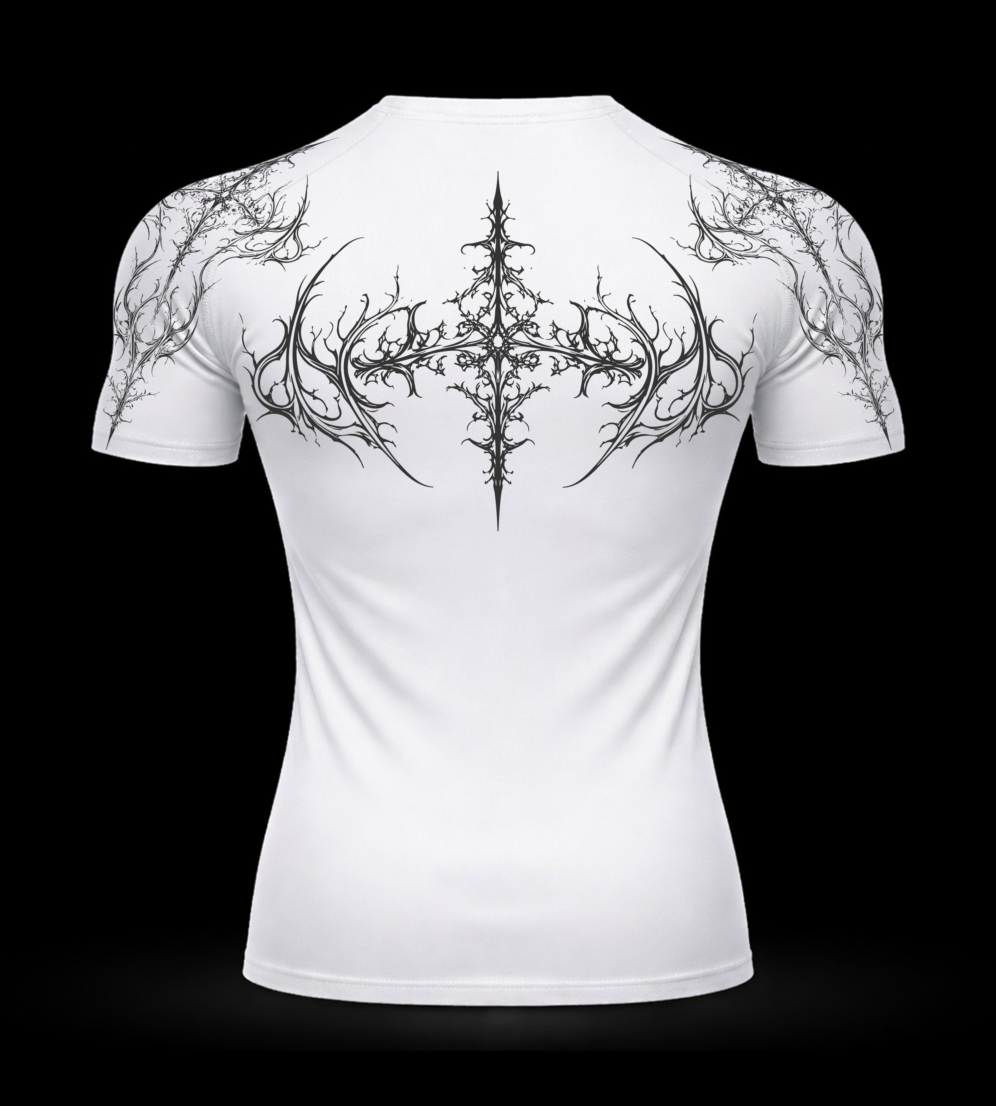 Dark Sigil Compression Shirt Athletic Fit | MAZENTIH
