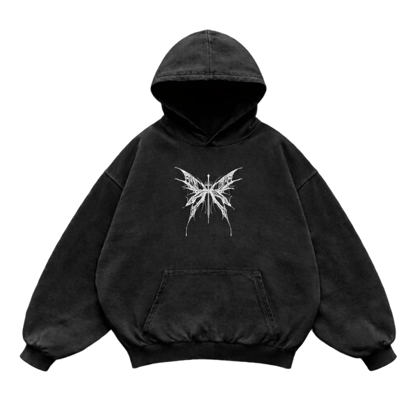 Angel wings Oversized Gym Hoodie – Athletic Fit |MAZENTIH