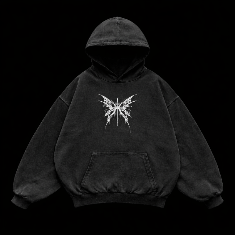 Angel wings Oversized Gym Hoodie – Athletic Fit |MAZENTIH