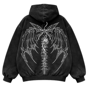 Angel wings Oversized Gym Hoodie – Athletic Fit |MAZENTIH