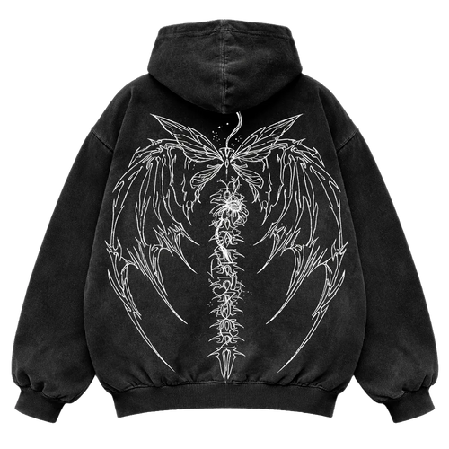 Angel wings Oversized Gym Hoodie – Athletic Fit |MAZENTIH