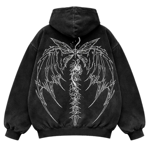 Angel wings Oversized Gym Hoodie – Athletic Fit |MAZENTIH