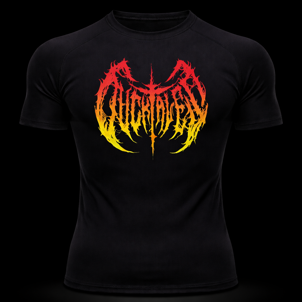 flame Inferno Rage Compression Shirt – Athletic Fit | MAZENTIH