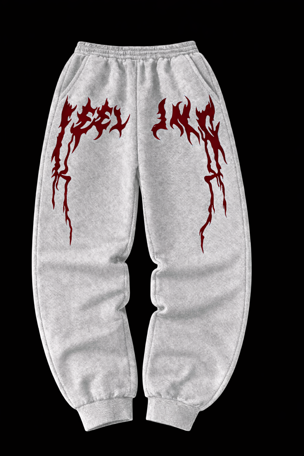 Harajuku Sweatpants – Dark Red & Blue