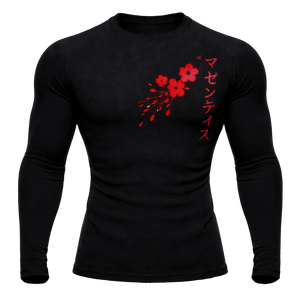 Sakura Long Sleeve Compression – Athletic Fit | MAZENTIH