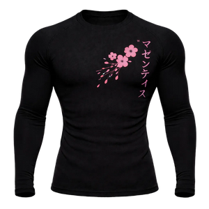 Sakura Long Sleeve Compression – Athletic Fit | MAZENTIH