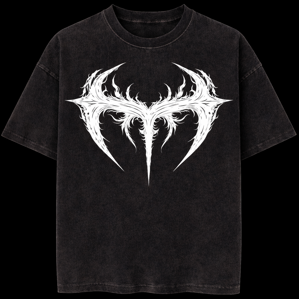 Obsidian Cross Vintage T-Shirt - Athletic Fit |MAZENTIH