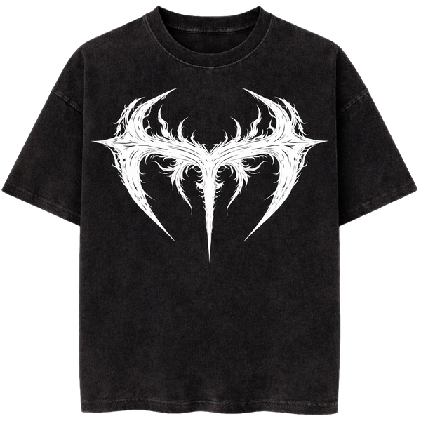 Obsidian Cross Vintage T-Shirt - Athletic Fit |MAZENTIH