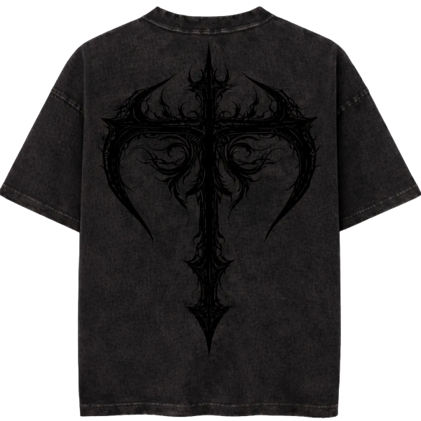 Shadow Cross Vintage T-Shirt - Athletic Fit |MAZENTIH
