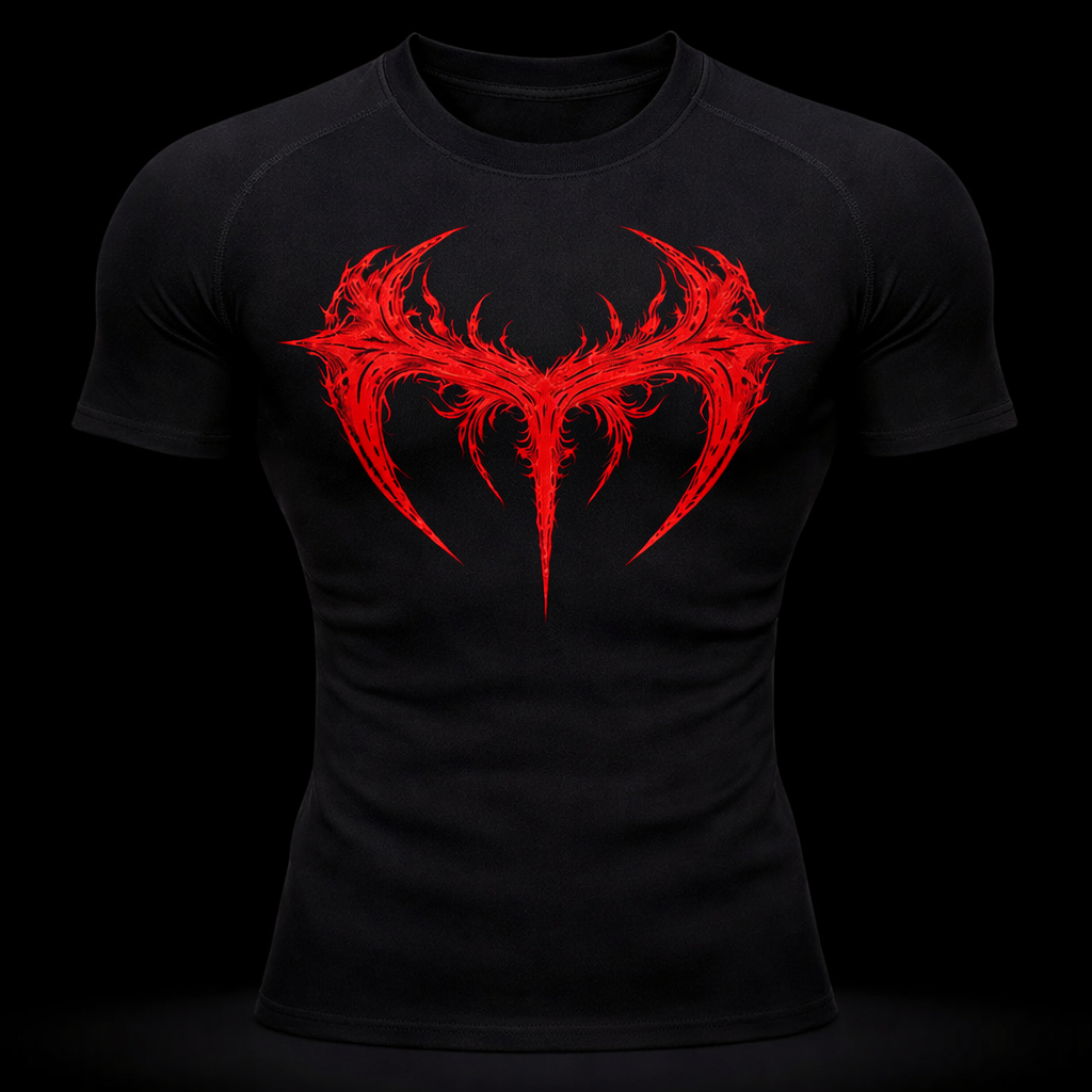 Blood Cross Compression Short Gym  | MAZENTIH