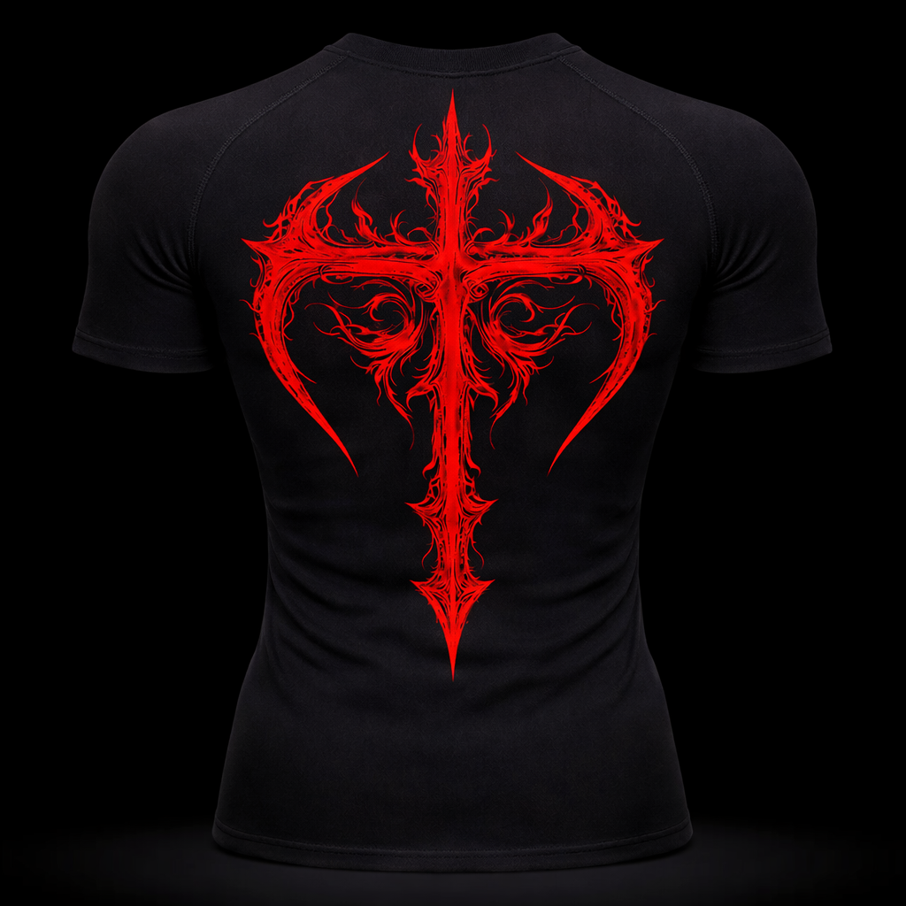 Blood Cross Compression Short Gym  | MAZENTIH