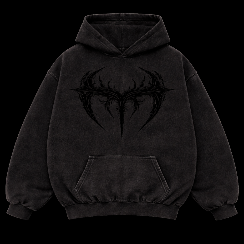 Shadow Cross Vintage Hoodie– Athletic Fit |MAZENTIH