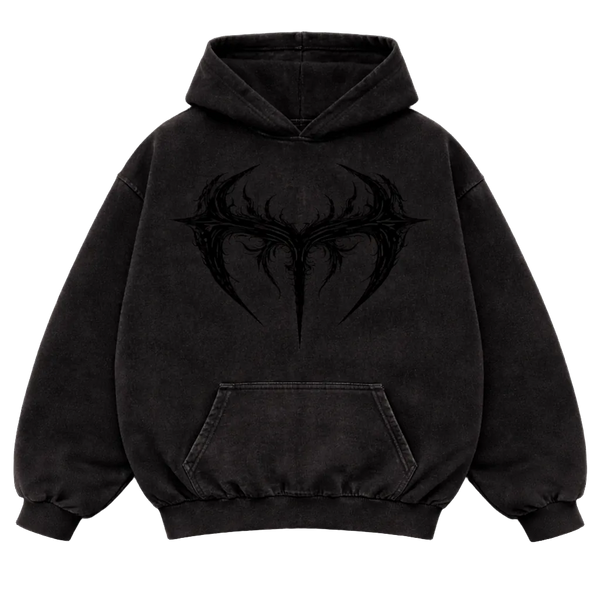 Shadow Cross Vintage Hoodie– Athletic Fit |MAZENTIH