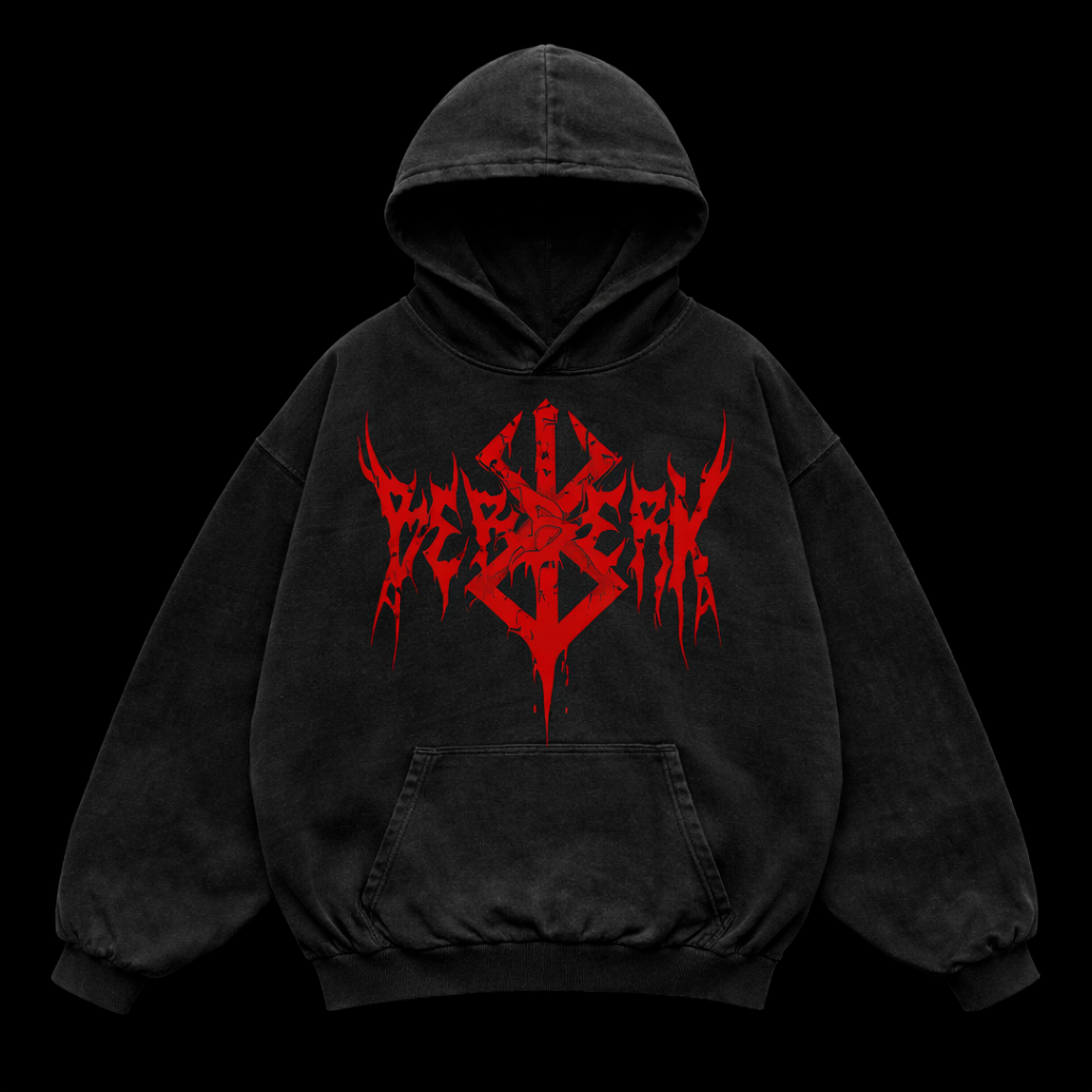 Berserk Blood Sigil Hoodie – Athletic Fit |MAZENTIH
