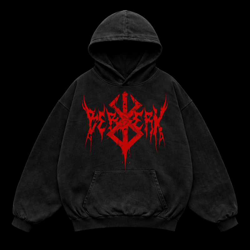 Berserk Blood Sigil Hoodie – Athletic Fit |MAZENTIH
