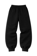 Black sweatpants on a transparent background