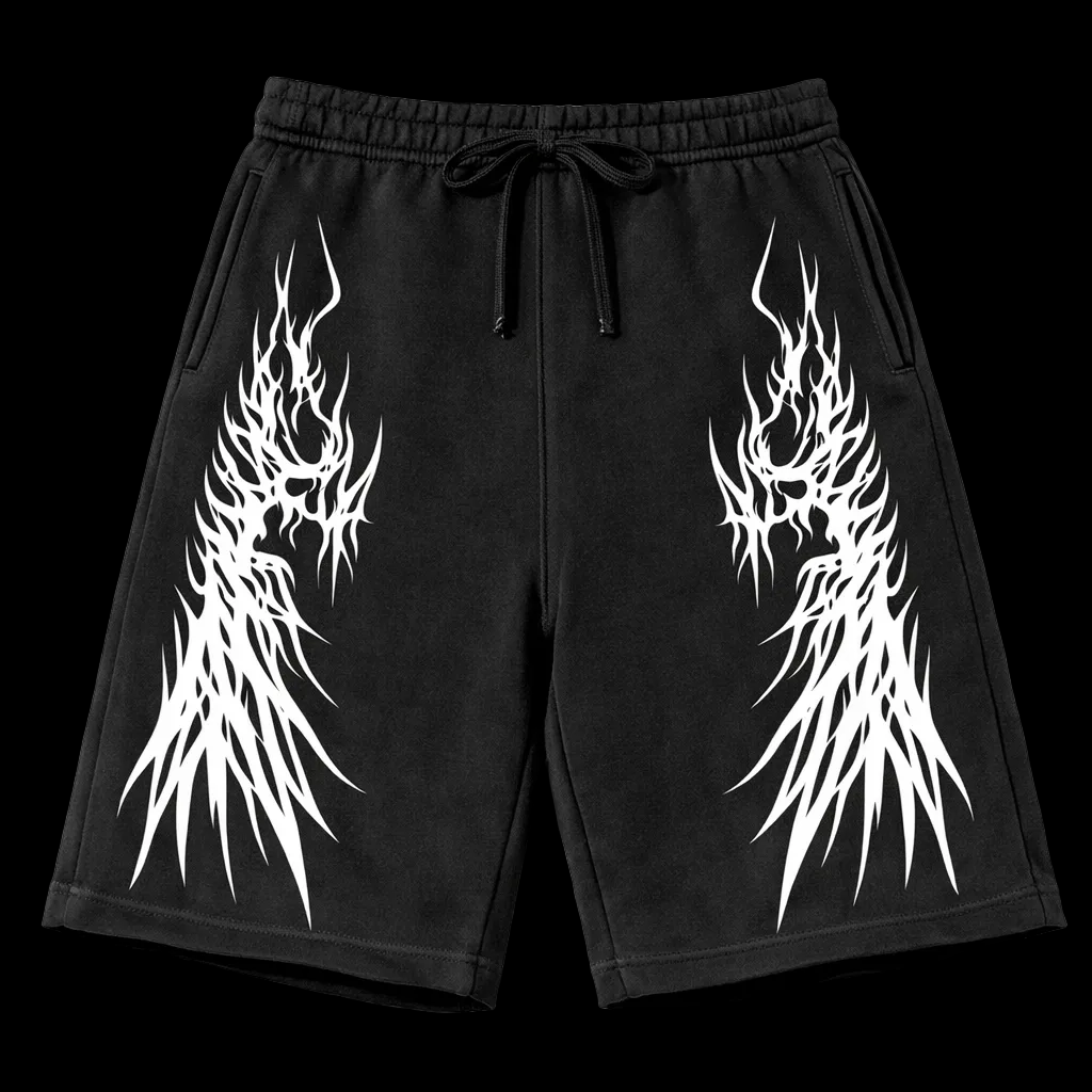 Shadow Thorns Vintage Gym Short | MAZENTIH